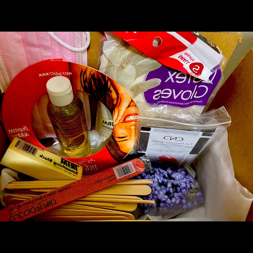 Wax supplies and nail supplies